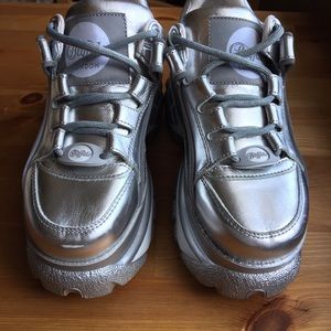 Buffalo London Womens Platform Sneakers Size 36